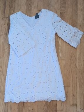 Cute Lacy White Dress